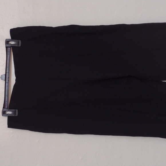 Talbots Vintage Black 100% Wool High Waist Slim Ankle Lined Trousers Size 10 - Picture 5 of 12